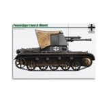 WW2 Vintage Tank Posteri Panzerjager I Ausf.B (Alkett) Hafif Tank Avcısı Posteri Dekoratif Tablo Kanvas Duvar Posterleri ve Sanat Resim Baskısı Modern Aile Yatak Odası Dekor Posterleri 20x30 inç