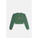 WWF Market Mirket Crop - Yeşil Sweatshirt