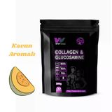 Wwp Collagen & Glucosamine, Kolajen & Glukozamin Destek Tozu - 300G – Aromalı. - Kavun