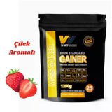 Wwp Iron Standard Gaıner – Gerçek Sporcular Için Premium Kilo ve Kas Kazandırıcı – 1250G –aromalı. - Çilek