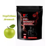 Wwp Pre-Workout Limitless Energy, Sınırsız Enerji & Performans - 300G – Aromalı - Yeşil Elma