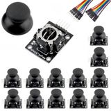 WWZMDiB 12Pcs Dual-Axis Button Joystick Module PS2 Game Joystick Control Stick Sensor for Arduino PS2 Raspberry Pi