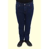 Wycliffe Jeans Denim Cartel Fistan Store Erkek Yüksek Bel Normal Kesim Boru Paça Jean Pantolon - Koyu Mavi - 40
