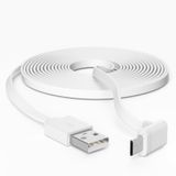Wyze Cam Pan v3 için 30FT Güç Uzatma Kablosu, L-Şekilli Mikro USB ile