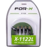 X-1122L 2 Rca + 2 Rca Bakır 5 Metre Kablo