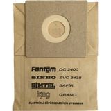 X-Bag Fantom Dc 4300 4 Çeker Süpürge Toz Torbası 20 Adet / A Kalite - Ahşap