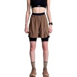 X-bionic Corefusion Run Perform Shorts Kadın Kahverengi Koşu Şortu