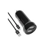 X-chargerdrivelight 2.4a 15.5w 2x Usb-a Araç Içi Şarj Aleti - Lightning Kablo - Çakmaklık Şarj PRA-10552499-4181