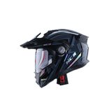 X-Cross Çene Açılır Kask Mavi Gri (ECE-22.06)