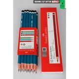 X Dekomus , Faber-Castell 12Li Köşeli Mercanlı Kurşun Kalem Ve 12Li Kırmızı Kalem Seti