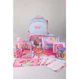 x Dekomus Lisanslı Barbie Deniz Kızı Collection Full Kırtasiye Seti Okul,Termoslu Beslenme ve Kalem Çantası,Beslenme Kab