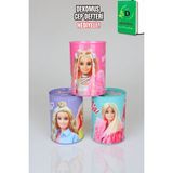 x Dekomus Lisanslı Barbie Dream Glow Collection "tekli" Kumbara "dekomus Cep Defteri Hediyeli" - 102-Beyaz
