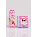 x Dekomus Lisanslı Barbie Extra Glam Collection 500 ml Matara ve 2 Katlı Beslenme Kutusu Smart Lunch Box - 102-Beyaz