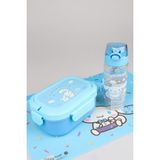 x Dekomus Lisanslı Cinnamoroll 500 ml Matara,3 Bölmeli Beslenme Kabı,beslenme Örtüsü Seti - 1