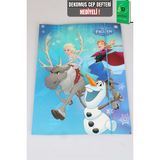 x Dekomus Lisanslı Frozen Elsa Tekli Lastikli Resim Dosyası "dekomus Cep Defteri Hediyeli" - 12M-Krem
