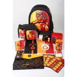 x Dekomus Lisanslı Galatasaray Victor Osimhen Full Kırtasiye Seti Büyük Boy Okul,Beslenme Ve Kalem Çantası,Beslenme Kabı