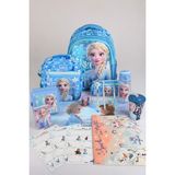 x Dekomus Lisanslı "ıce Queen Collection" Elsa Frozen Full Kırtasiye Seti Okul,kalem ve Beslenme Çantası,beslenme KABI,500 ml Matara Seti - -- - 1