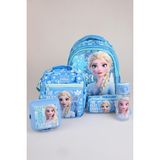 x Dekomus Lisanslı "ıce Queen Collection" Elsa Frozen Okul,kalem ve Beslenme Çantası,beslenme KABI,500 ml Matara Seti - -- - 1