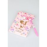 x Dekomus Lisanslı My Melody Dreamy Secret Garden A6 Kilitli Hatıra Defteri & 3D Uçlu Kalem Seti - 12M-Krem