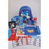 x Dekomus "speed Force Collection" Lisanslı Sonic Premıum Kırtasiye Seti Okul,kalem ve Beslenme Çantası,a4 Defter,matara,beslenme Kabı - 1 - 00-Siyah