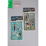 x Dekomus "wizard Icons Collection" Harry Potter Lisanslı Puffy Sticker Tekli - 1 - 00-Siyah