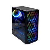 X-Drive 4 Adet Rainbow Fanlı Mesh Panel Şeffaf Temperli Cam Gaming Oyuncu Bilgisayar Kasası (600, Watt)