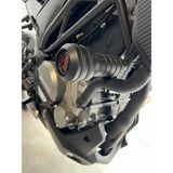X Factory Cf Moto 150 Nk / 250 Nk 2016-2023 Uyumlu Motor Koruma Takozu Siyah - Koyu Siyah