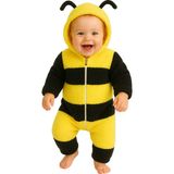 x Ipek Atlas Erkek Kız Bebek Çocuk Peluş Arı Tulum - Çok Renkli - 9 Ay