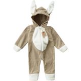 x Ipek Atlas Erkek Kız Bebek Çocuk Polar Tavşan Tulum - Deve Tüyü - 4 Yaş