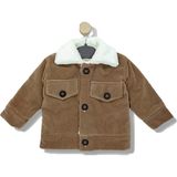 x Ipek Atlas Kız Erkek Bebek Çocuk Ceket - 0-Kahverengi - 1 Yaş