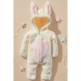 x Ipek Atlas Kız Erkek Bebek Çocuk Kışlık Peluş Tulum - Çok Renkli - 7 Yaş