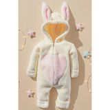 x Ipek Atlas Kız Erkek Bebek Çocuk Kışlık Peluş Tulum - Çok Renkli - 9 Ay