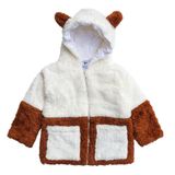 X İpek Atlas Kız Erkek Bebek Çocuk Peluş Panda Ceket (Çok Renkli, 2 Yaş)