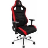 X-Koch Elf Pro Oyuncu Koltuğu Yarasa Mekanizma 180 Derece Yatar Çelik Iskelet Gaming Koltuk - Siyah - Kırmızı