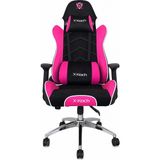 X-Koch Oyuncu Koltuğu Çift Kol Beşik Mekanizma 180 Derece Yatar 3D Kolçak Gaming Koltuk - Beyaz - Pembe