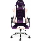 X-Koch Oyuncu Koltuğu Çift Kol Beşik Mekanizma 180 Derece Yatar 3D Kolçak Gaming Koltuk - Mor