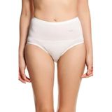 X-LADY 6 ADET KADIN GENİŞ KENAR KÜLOT 605 BEYAZ 2XL