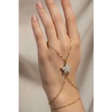X-lady Accessories Altın Renk Yıldız Çelik Şahmeran - 3527