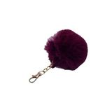 X-Lady Accessories Patlıcan Moru Renk Peluş Ponpon Anahtarlık 973,Patlıcan Tek Ebat