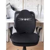 X-Large Visco Bel Destek Gamer Oyuncu Koltuk Yastığı- Siyah Eclipse