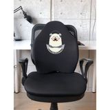 X-Large Visco Bel Destek Gamer Oyuncu Koltuk Yastığı Siyah Hipster