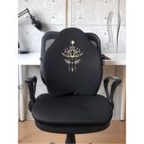 X-Large Visco Bel Destek Gamer Oyuncu Koltuk Yastığı- Siyah Lotus