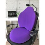 X-Large Visco Gamer Oyuncu Bel Yastığı ve Visco Yuvarlak Oturma Minderi 2'li Set Mor