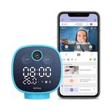 X-Level Bebek Güvenlik Kamerası, 1080P Full HD, 360° Hareket, Çift Yönlü Ses, Gece Görüşü 2 Adet 940nm Led, Sıcaklık Sensörü, Ninni Söyleme, Ses Algılama, Gece Lambası, Saat, Bulut Depolama (Mavi)