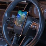 X-Level Direksiyon Manyetik Telefon Tutucu, 360° Dönebilir, Araç İçi ve Masa Üstü Montaj, Tüm Akıllı Telefonlarla Uyumlu, Anahtar, PC, Çoklu Kullanım Alanı, Yüksek Güçlü Tutuş, Siyah (6cm - xch2014)