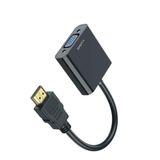 X-Level Görüntü Dönüştürücü, HD 1080P@60Hz, DisplayPort/HDMI/VGA Uyumlu, Tak-Çalıştır, Yüksek Hızlı Görüntü Aktarımı, Dual Link, Full HD, Siyah (HDMI to VGA - xcc7803)