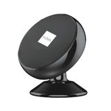 X-Level Mini Manyetik Araç İçi Telefon Tutucu, Ultra Güçlü Mıknatıs, Engebeli ve Bozuk Yollara Karşı Tasarlanmış, 360° Dönebilen, Gösterge Paneli ve Ön Cam Montajlı, X-HolderMini, XCH2001, Siyah