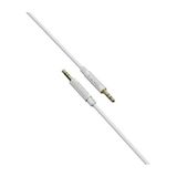 X-Level X-Audio 3.5 mm Stereo Aux Ses Kablosu Beyaz - 1 Metre Uzunluğunda (Beyaz)