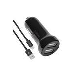 X-Level X-chargerdrivelight 2.4a 15.5w 2x Usb-a Araç Içi Şarj Aleti - Lightning Kablo - Çakmaklık Şarj