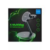 X-Level X-multimag Iphone / Apple Watch / Airpods Uyumlu Magsafe Özellikli 3 In 1 Kablosuz Şarj Istasyonu